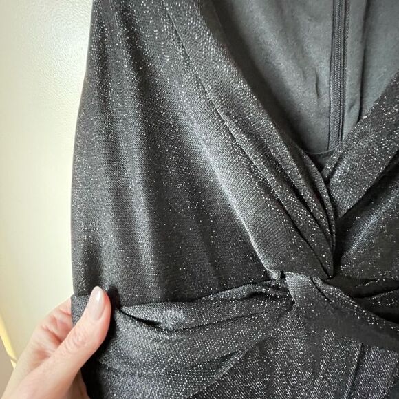 NWT Arianna by Rachel Kay long black dress size 12 - Picture 9 of 14